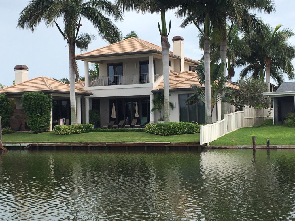 House on water